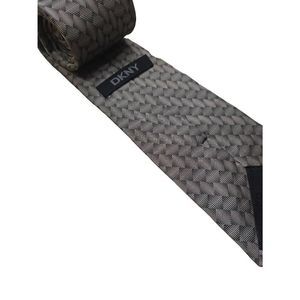 DKNY Grey Diamond Tie